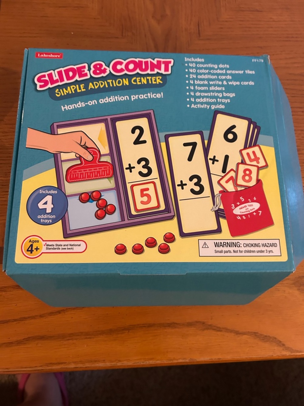 Lakeshore Slide & Count Simple Addition Center